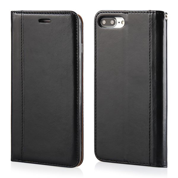 Flip Case "Elegance" für iPhone 7/8 Plus schwarz
